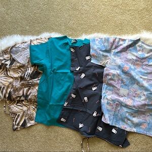 Colorful Women’s Scrub Top Set #11